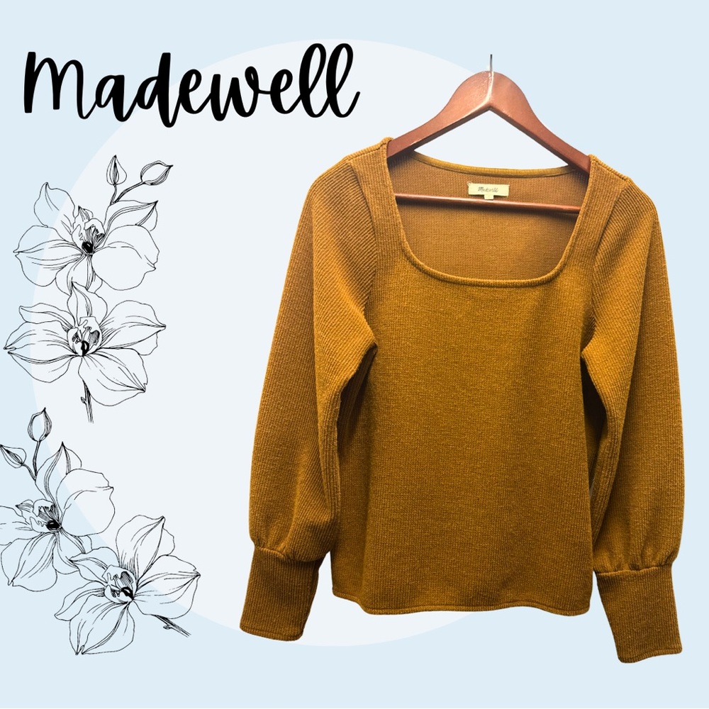 MADEWELL Square Neck Sweater